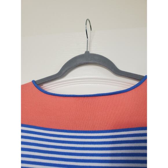 STS Sail to Sable Striped 3/4 Sleeve Resortwear Mini Sweater Dress, Size Small - Picture 8 of 11